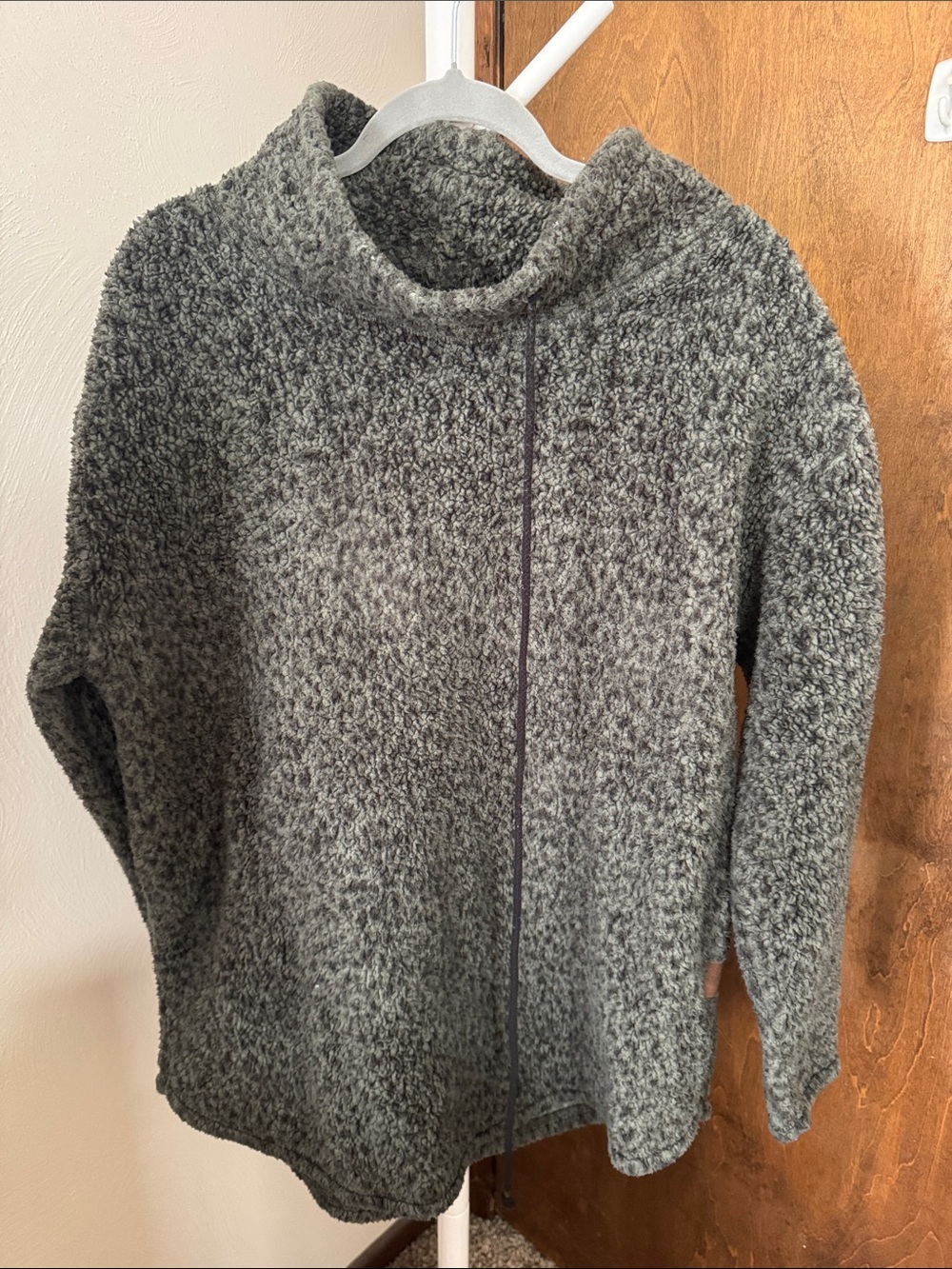 Maurices Green and black Funnel Neck Knit Sweater